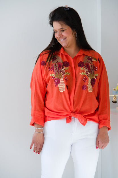 Tropical vibes blouse