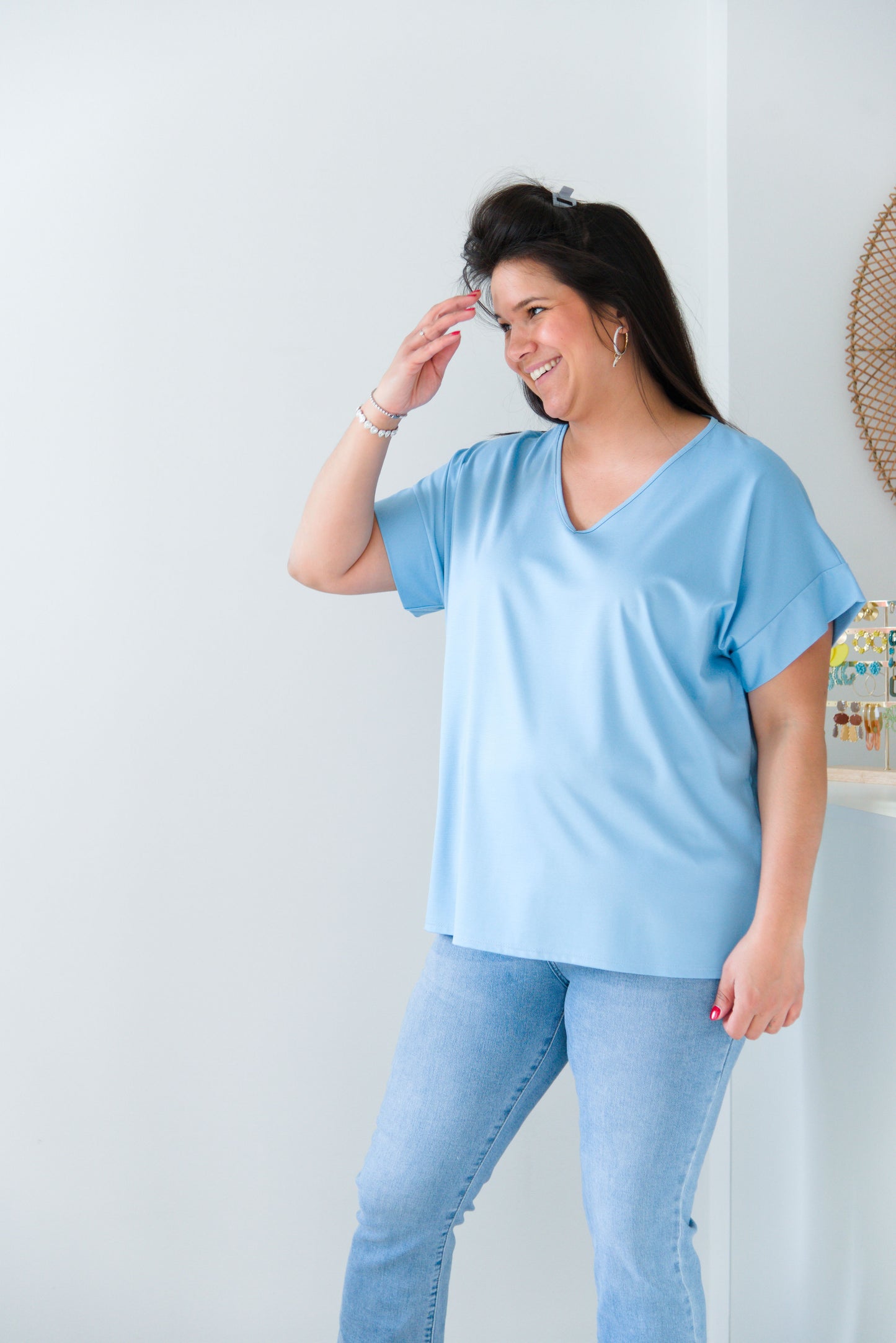 Basic Tee blue