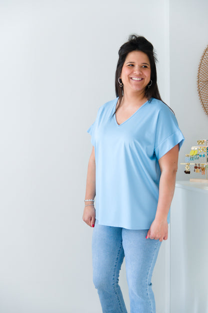 Basic Tee blue