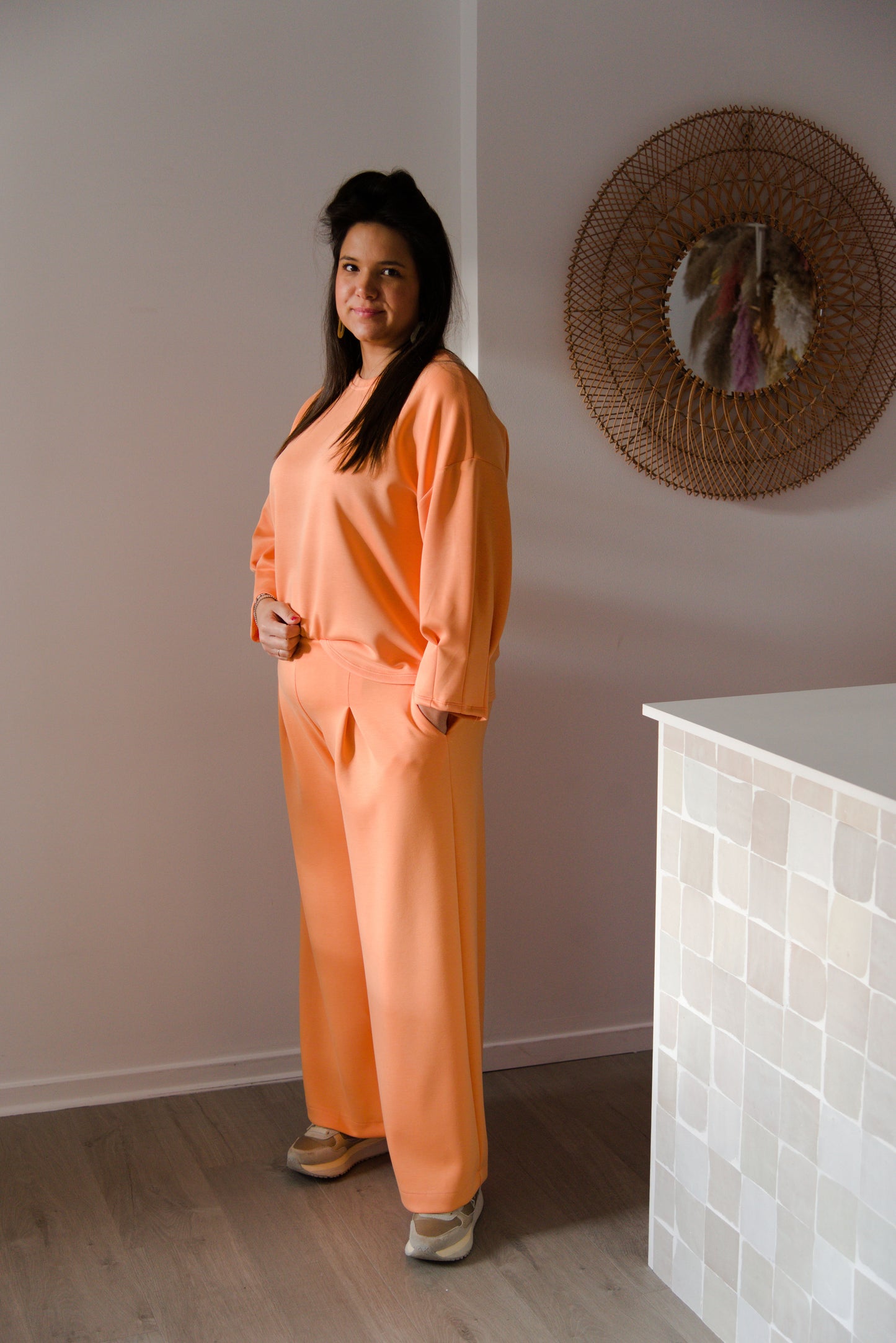 Soft elegance trouser orange