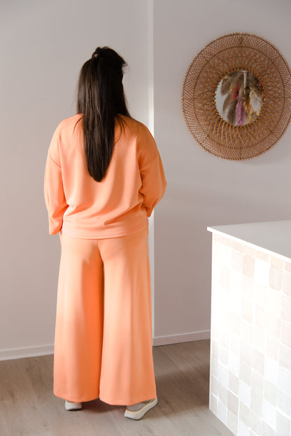 Soft elegance pullover orange