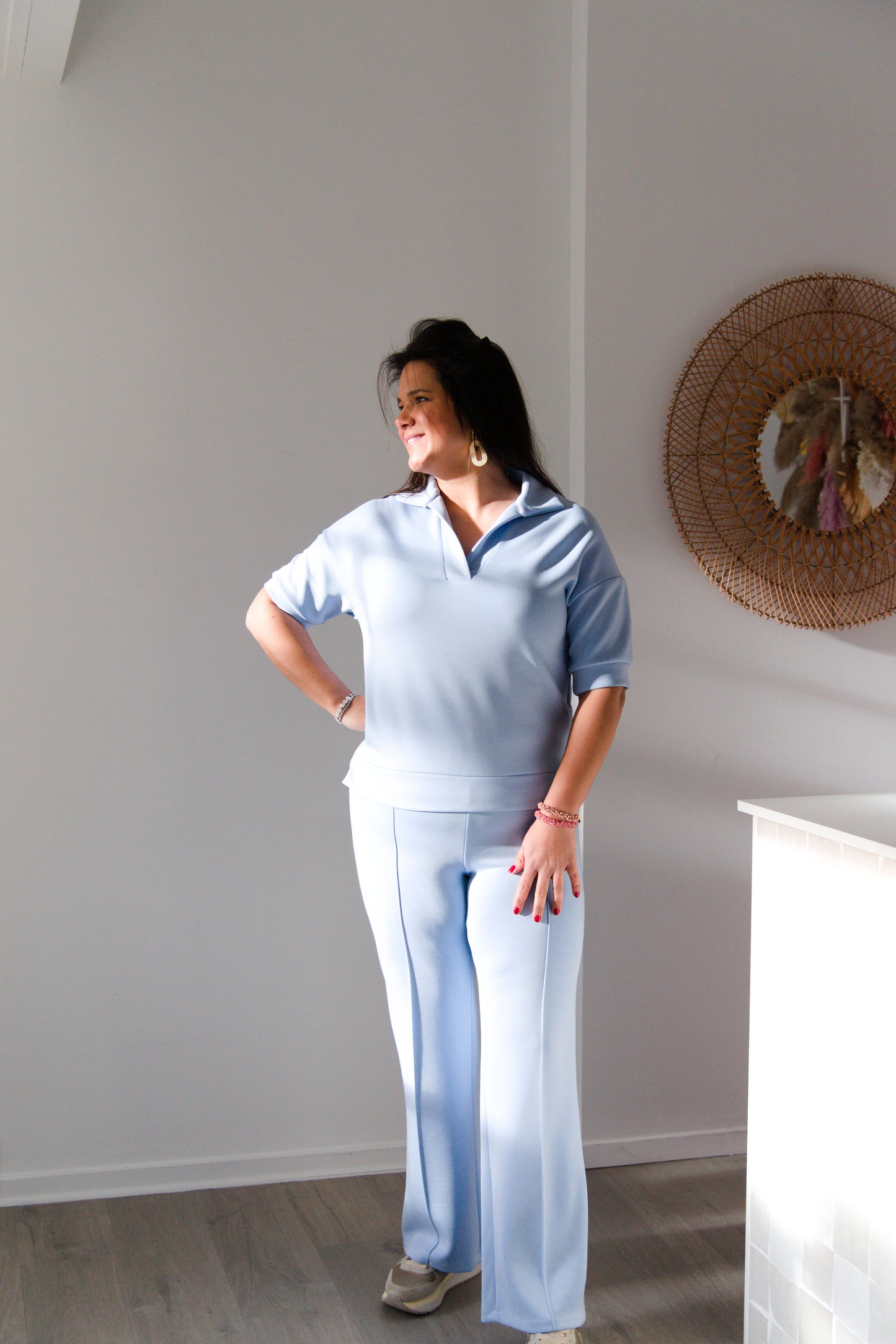 Soft elegance pants baby blue