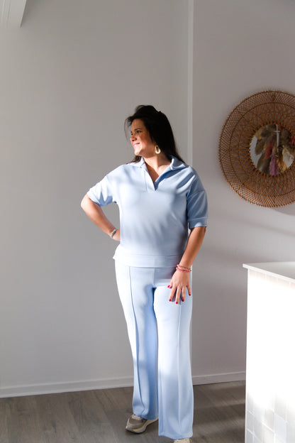 Soft elegance shirt baby blue