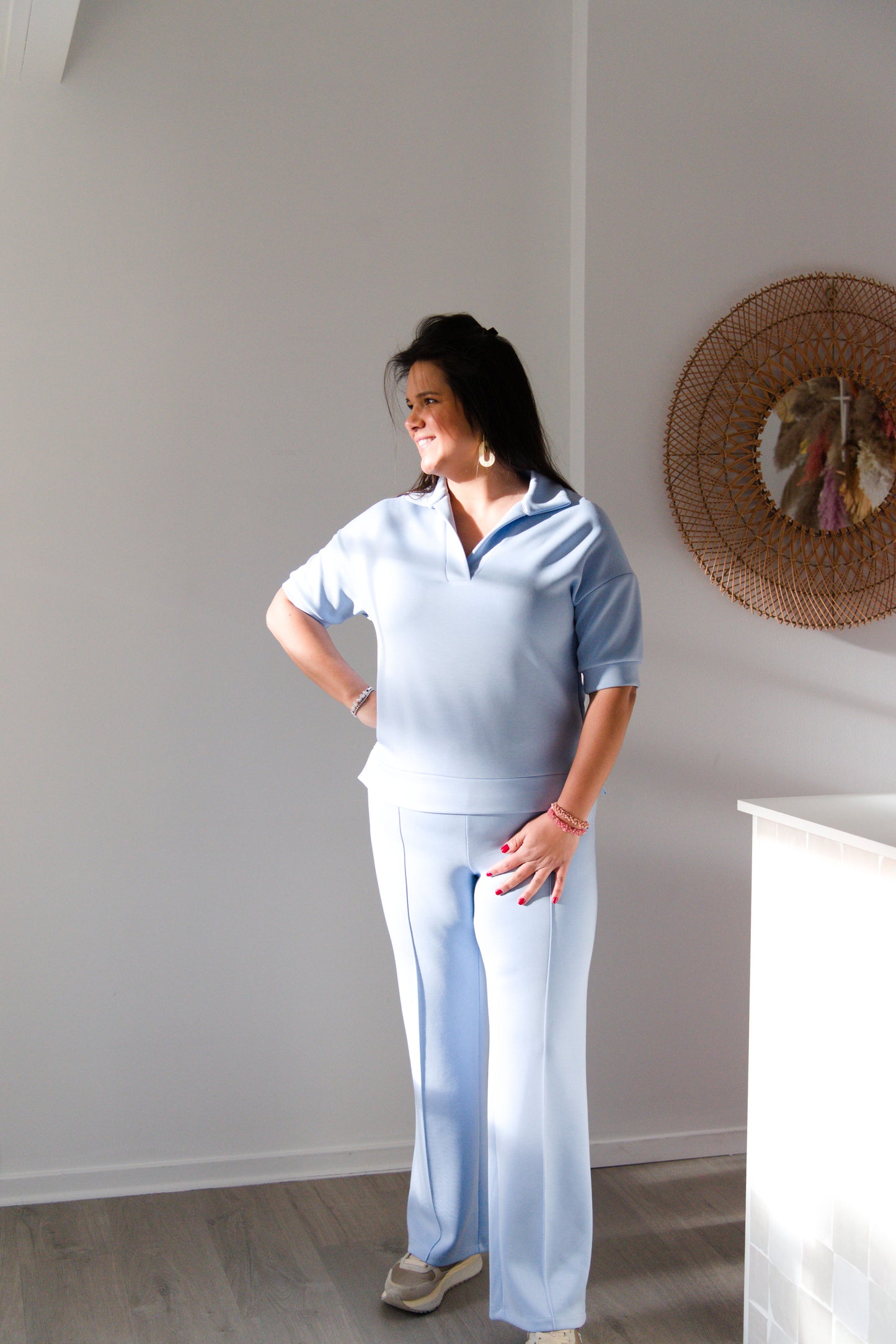 Soft elegance pants baby blue