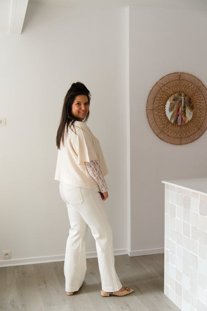Lace top white