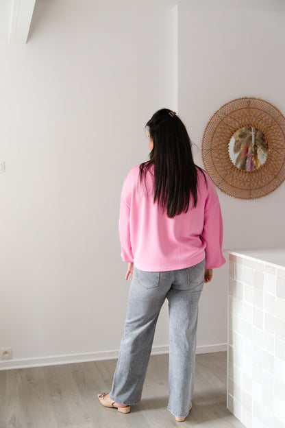 Soft elegance pullover pink