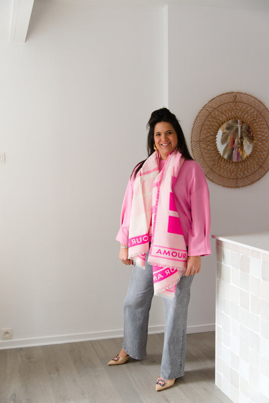 Soft elegance pullover pink