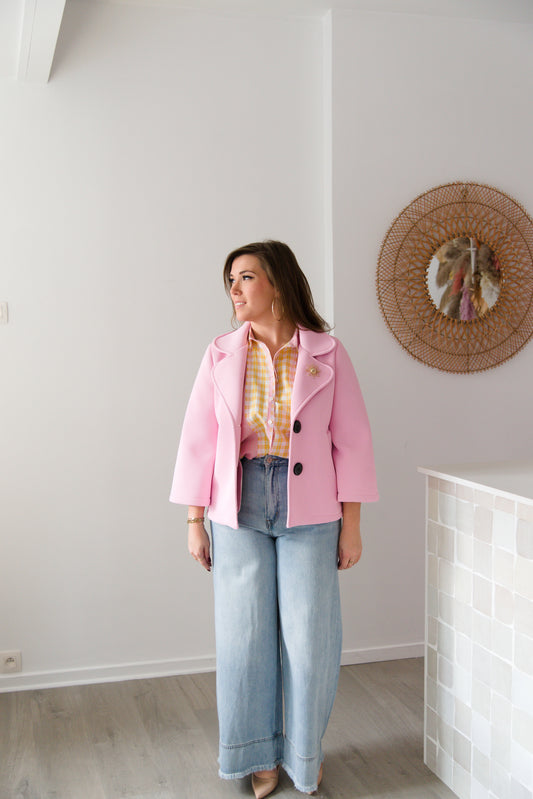 Chic & playful jacket pink