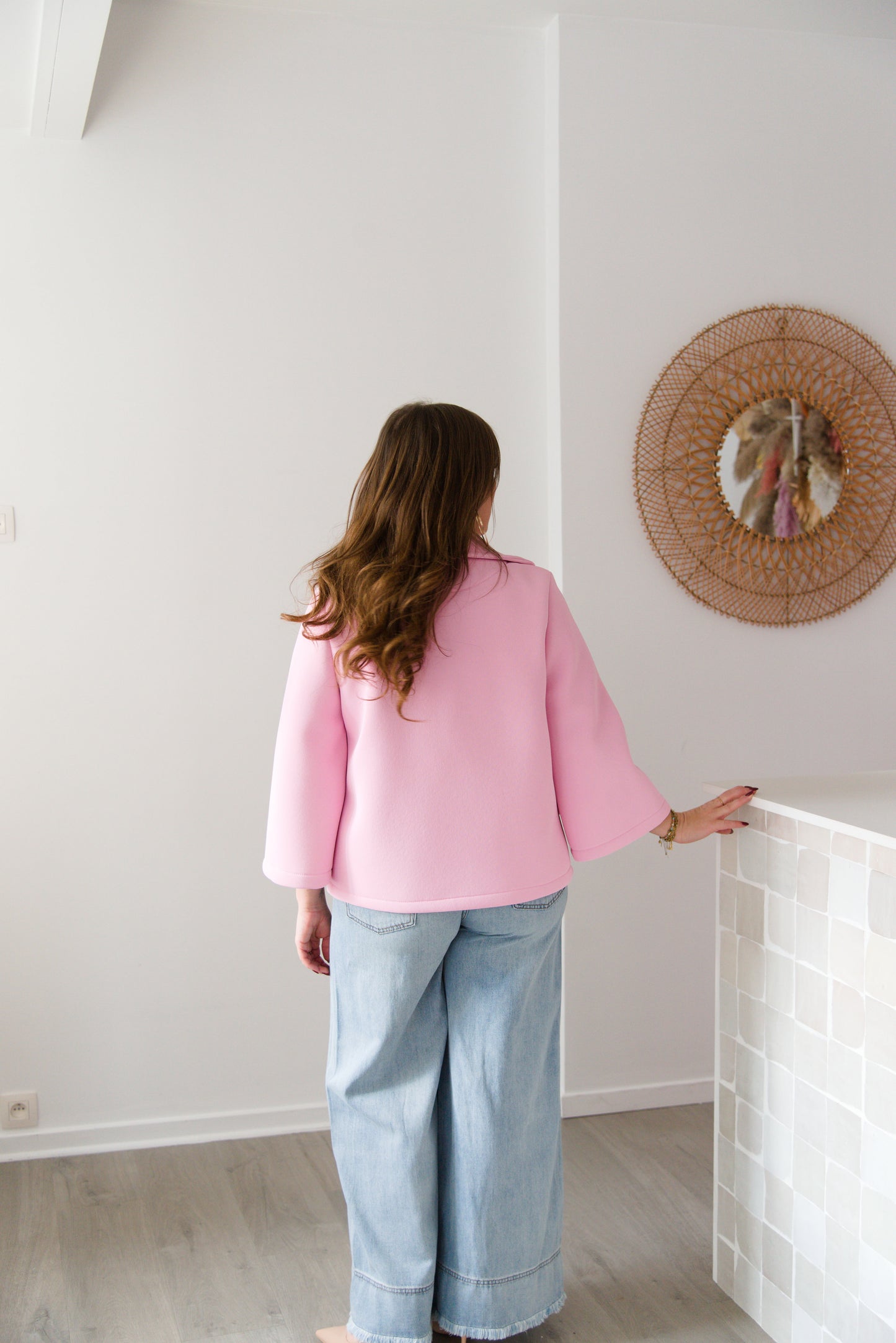 Chic & playful jacket pink
