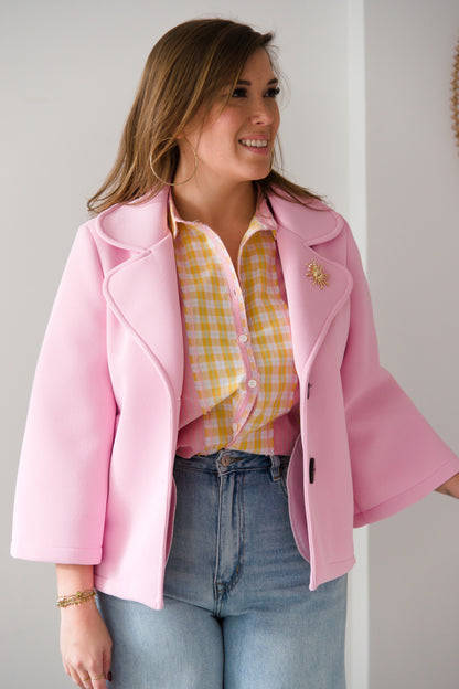 Chic & playful jacket pink