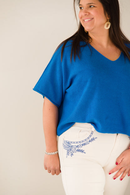 Whispered blue pants