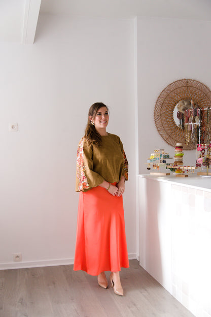 Sunset pop skirt